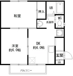 メゾンブランの物件間取画像